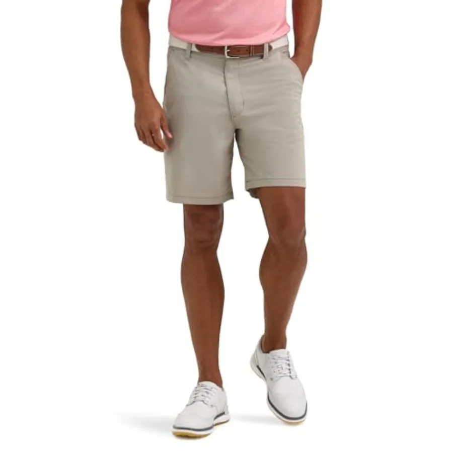 

Мужские шорты-чинос из синтетической ткани с плоским передом серии Golf Series