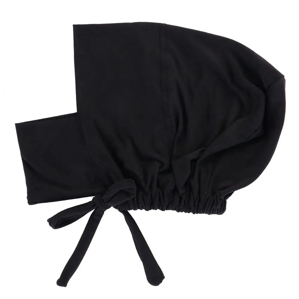 

Short Muslim Stretch Bonnet Headwrap Islamic Cap Female Headscarf Inner Hijab Caps