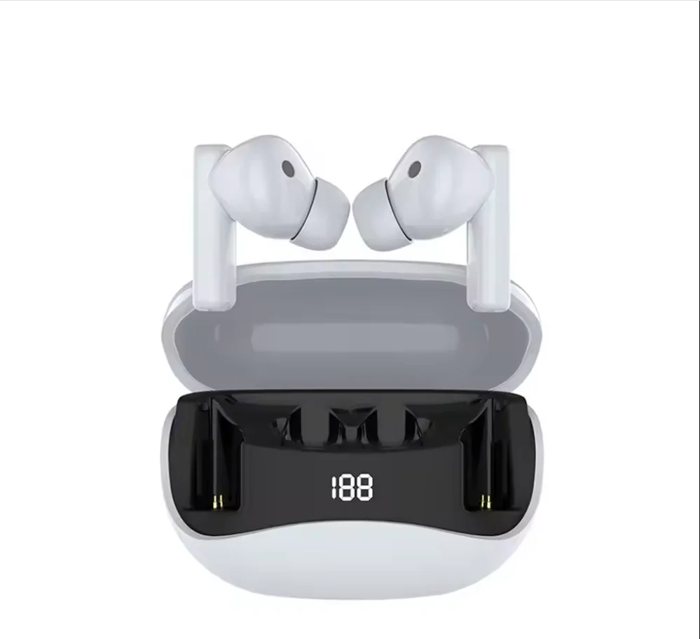 Mate-60 Wireless Bluetooth 5.0 Earbuds Binaural Style Soft Silicone Sports Stereo Bass TWS Headset for Phones Operating Systems