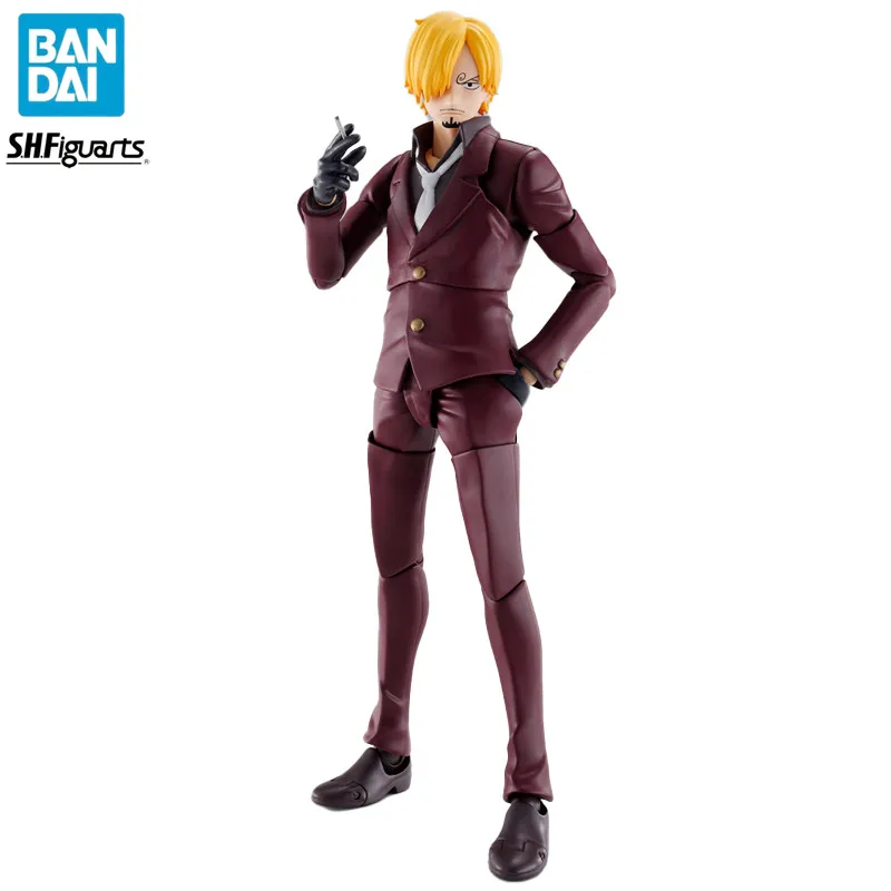 

Bandai Original S.H.Figuarts One Piece Sanji Raid on Onigashima Anime Figure Toy Action PVC Model Collect Juguetes Xmas Gift