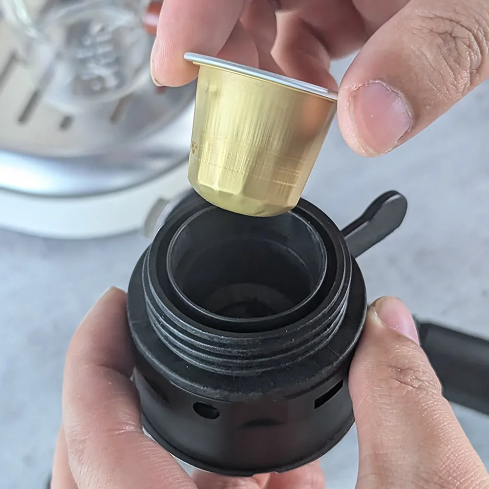 51mm Coffee Portafilter Handle for Pod Extraction - Aluminum Alloy Frame and PP Basket Holder for Reliable Use