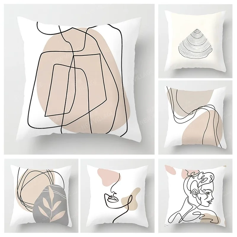 Nordic fall home decor throw pillowcase sofa Cushion cover m