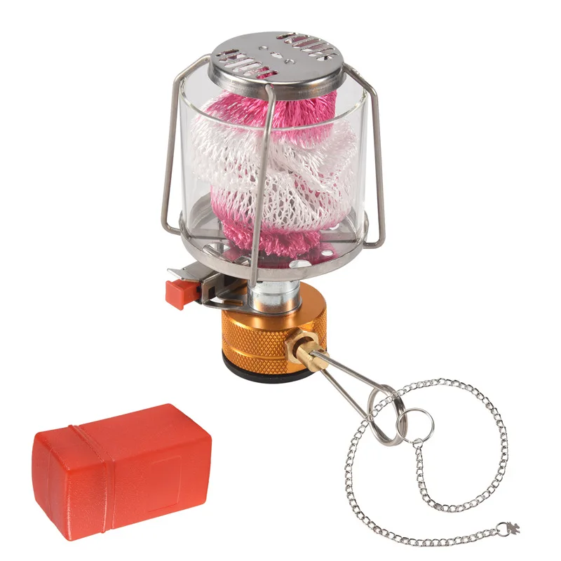 Outdoor Camping Gas Lantern Portable Mini Gas Light Tent Lamp Torch Hanging Lamp For Camping Hiking