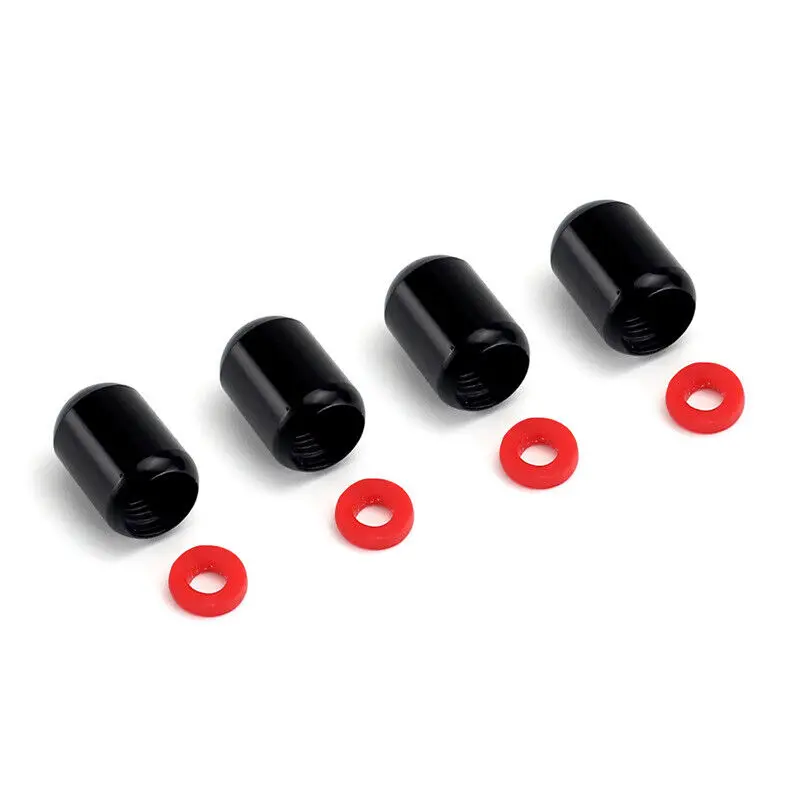 4x Melta Middle Finger FK YOU JOKE Black Car Wheel Tire Air Valve Stem Caps Universal Accessories Gadgets