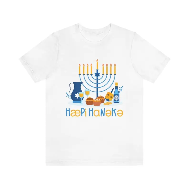 Discours pathologiste Hanukkah SLP chemise de vacances thérapeute SLPA tendance imprimé t-shirts hauts Style décontracté col rond manches courtes