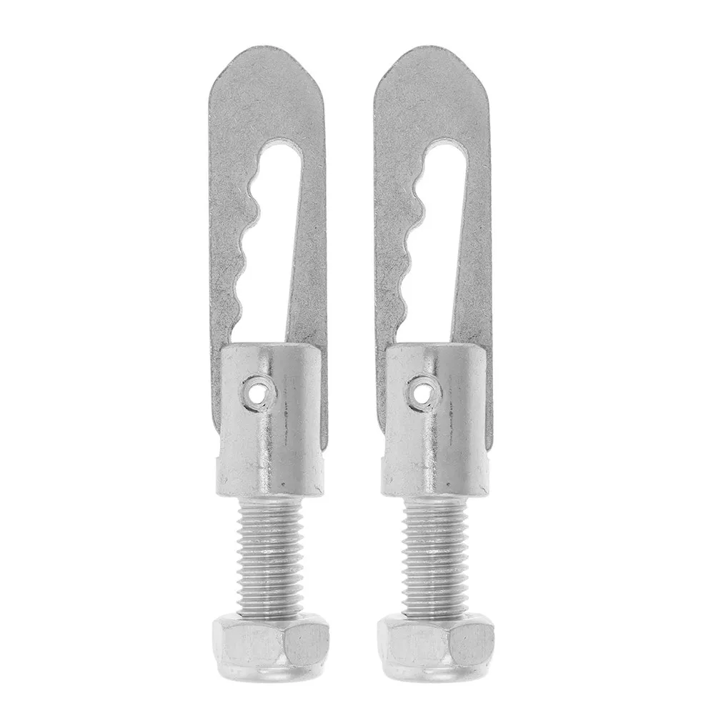 2Pcs Truck Bed Security Lock Heavy Duty Galvanized Iron Spring Loaded Fastener Trailer Drop Bolt Lock Truck Cargo Protection