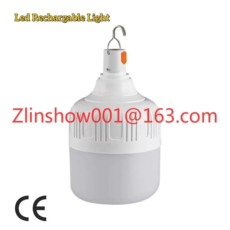 60mm  Rechargeable LED Camping Light Multi-Purpose Emergency Tent Lamp for Outdoor Night Markets Street Stalls-IP65