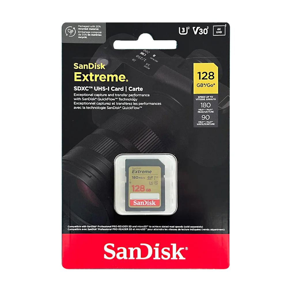 SanDisk Ultra/Extreme/Extreme Pro SD-Karte 32GB SDHC UHS-I 64GB/128GB 256GB SDXC UHS-I Vollformat-SD-Karte für Kamera Full HD Video – Detail 8