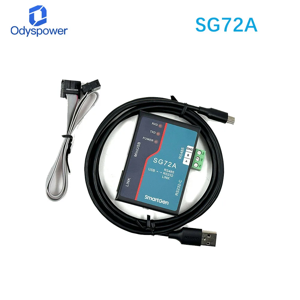 

SG72A Communication Module Port Conversion USB RS232 RS485 Link For Smartgen Controller Generator Spare Parts