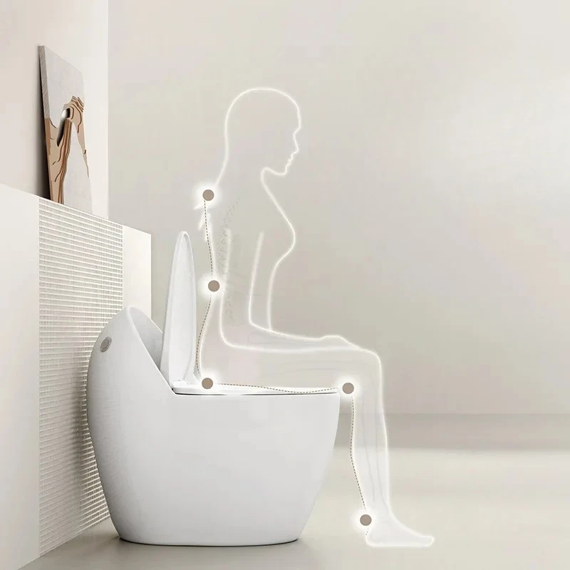 

Color toilet toilet silent deodorant large pipe large seat siphon toilet