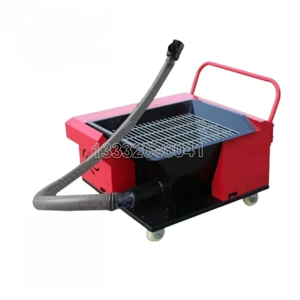 Portable Electric Concrete Pump 220V Home/Construction Use, Secondary Structure Mortar Feeding Machine for Concrete Placement