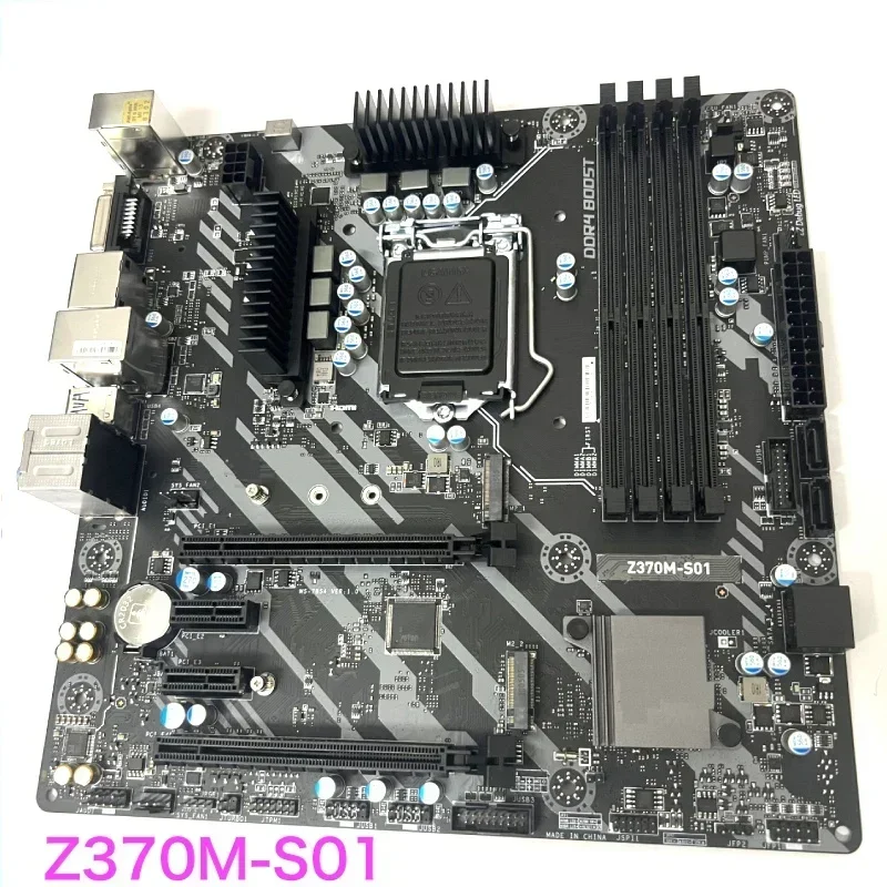 

Подходит для MSI Z370M-S01, материнская плата для настольных ПК Z370 LGA 1151, материнская плата DDR4 ATX, 100% протестировано, ОК, полностью работает