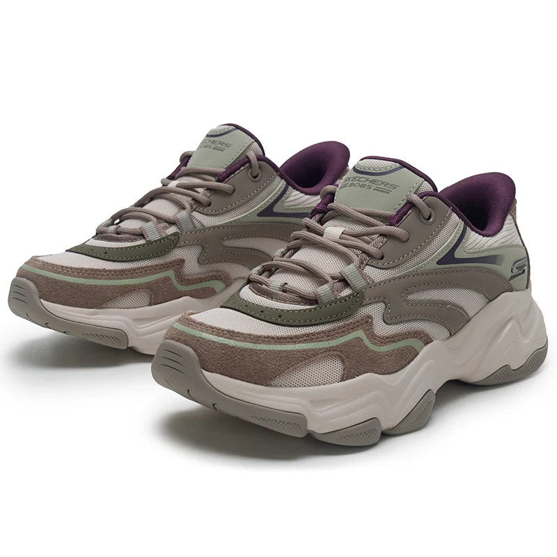 

Skechers Women's Sneakers Retro Fashion Dad Shoes Thick-Soled Casual Panda Shoes 117692-Tpmt