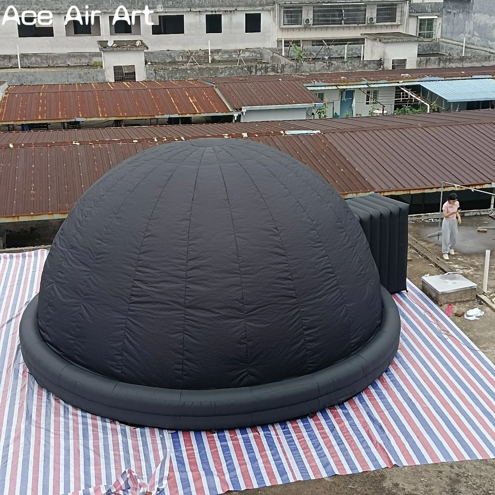 Langlebiges Zelt, aufblasbare Planetariumskuppel, riesige aufblasbare Planetariumskuppel für Astronomie-Shows, Bildung und Outdoor-Events