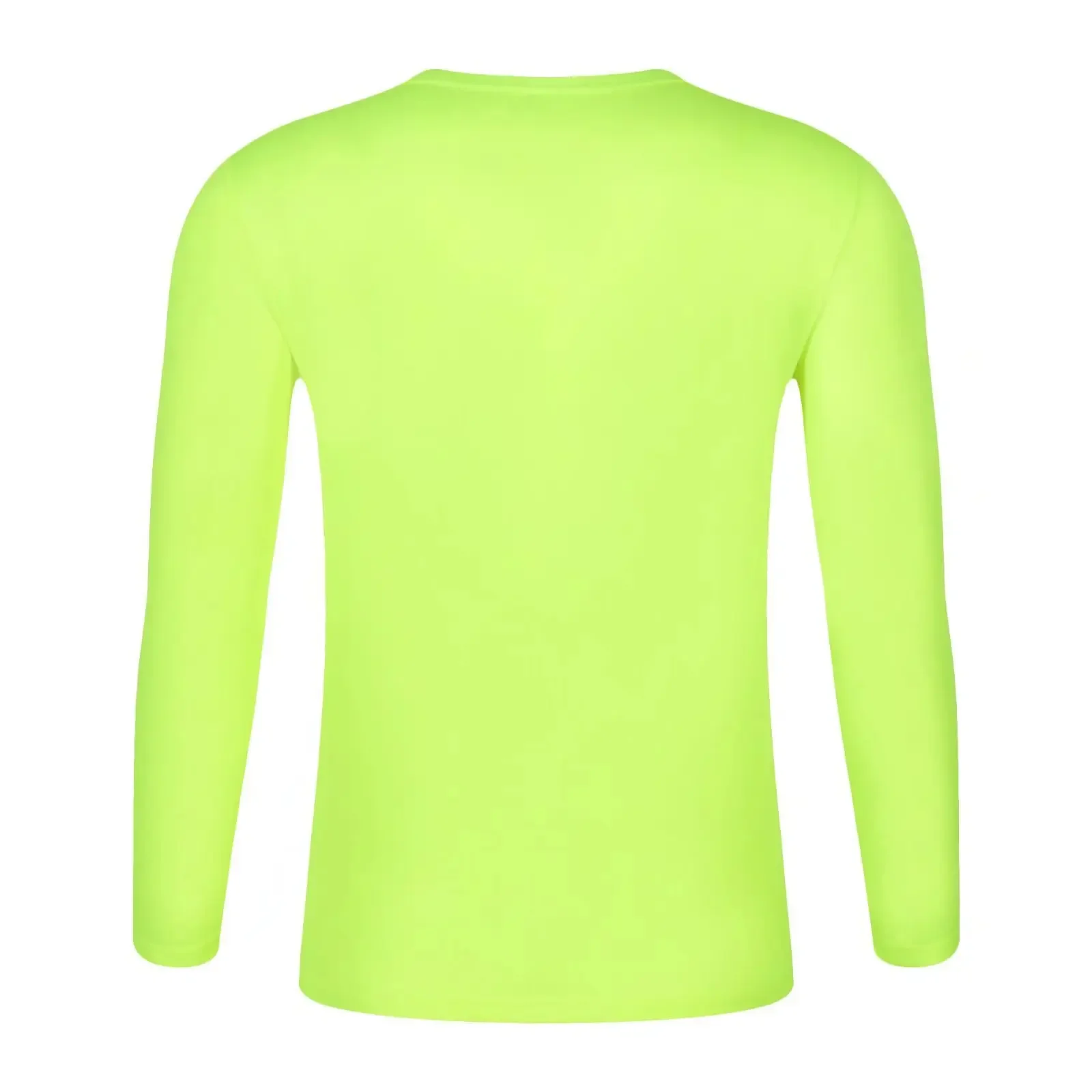 Quick Dry Long Sleeve Marathon Running Sportswear round Neck Team Uniform Breathable Cultural Shirt Men's T-shirt