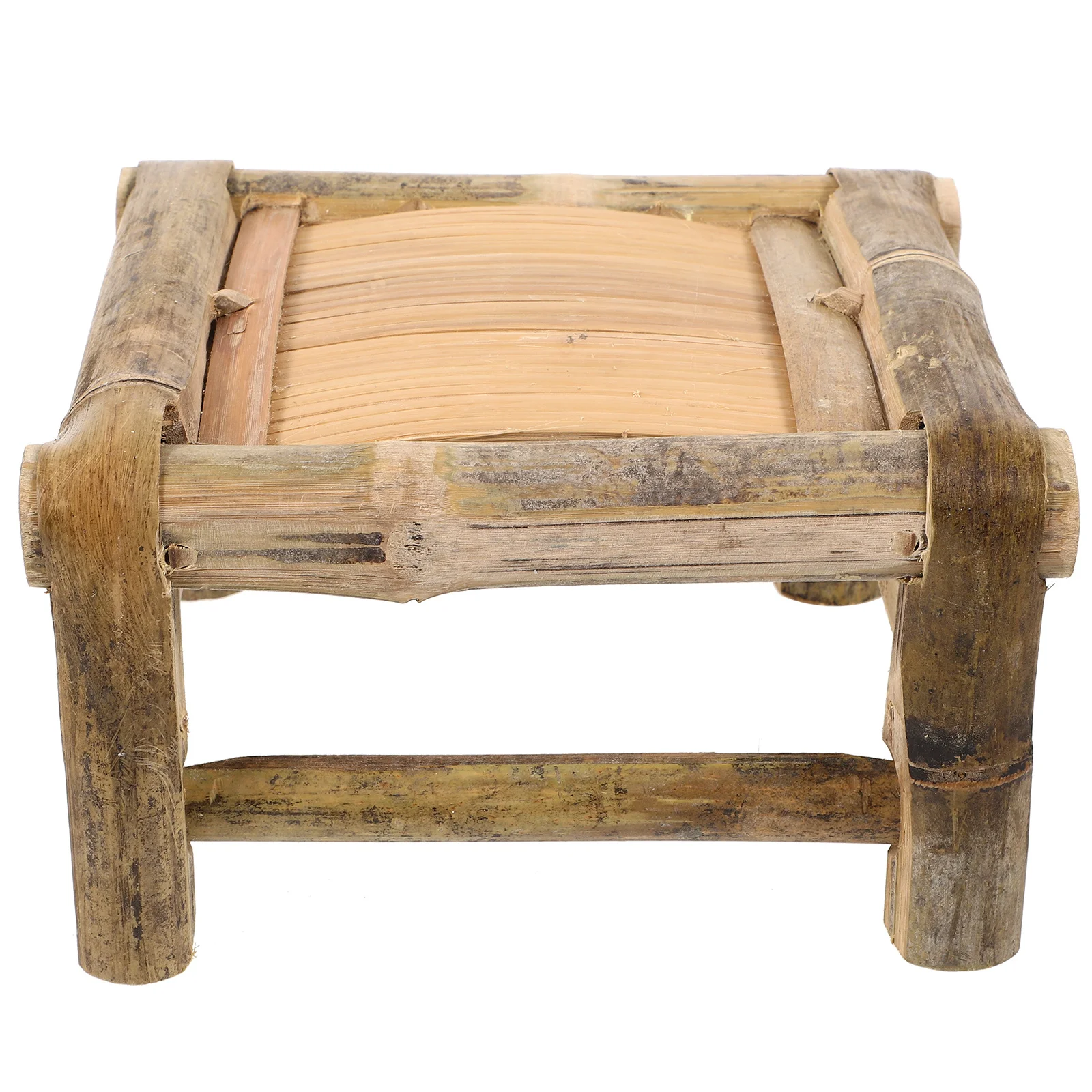 Bamboo Stool For Kids Lightweight Step Stool Shoe Changing Bench Small Footstool For Bathroom Bedroom Kitchen Picnic