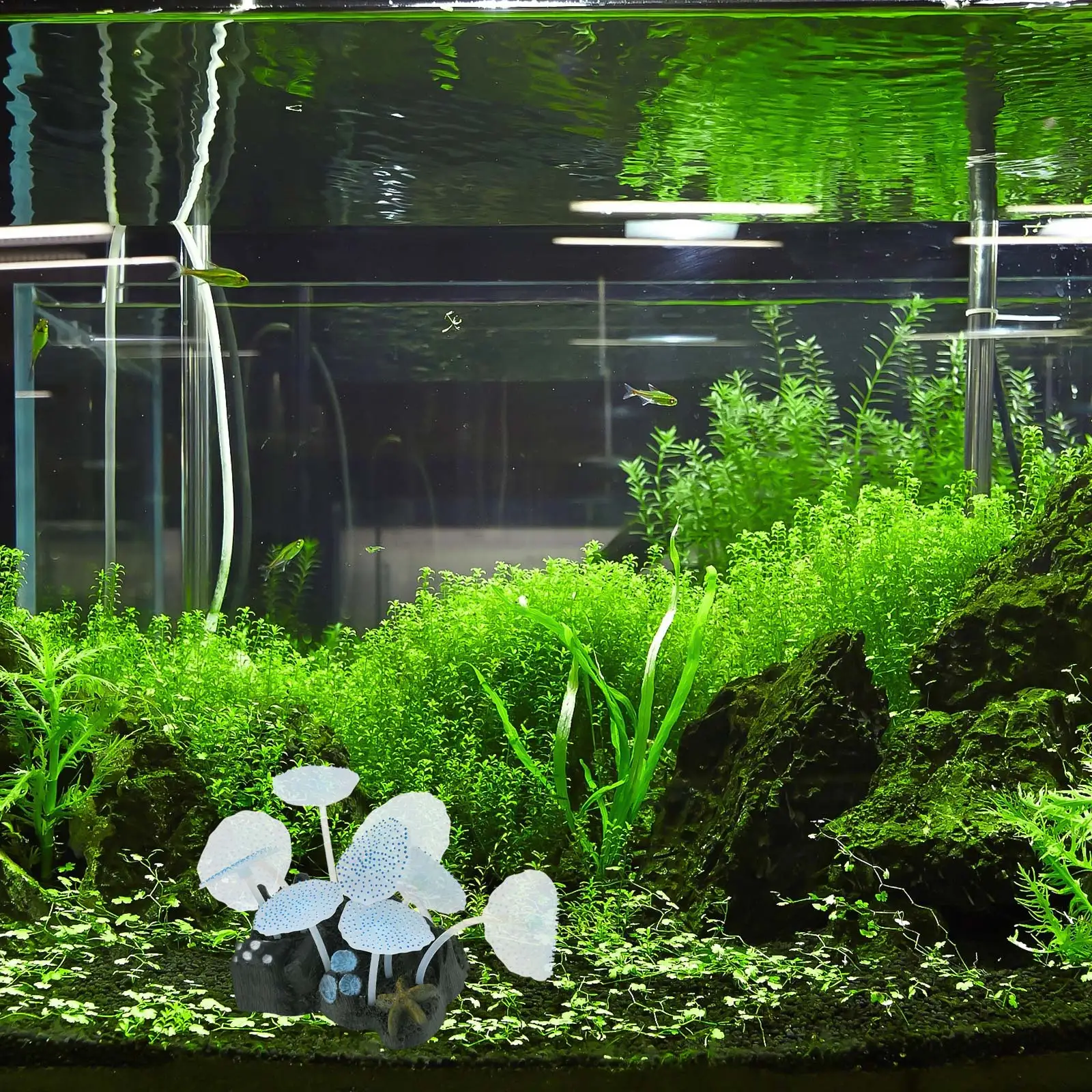 

Artificial Aquatic Plant Rockery nament Aquarium Decor Fish Tank Supply PlasticWater Grass Vivid Shape Sturdy Long time
