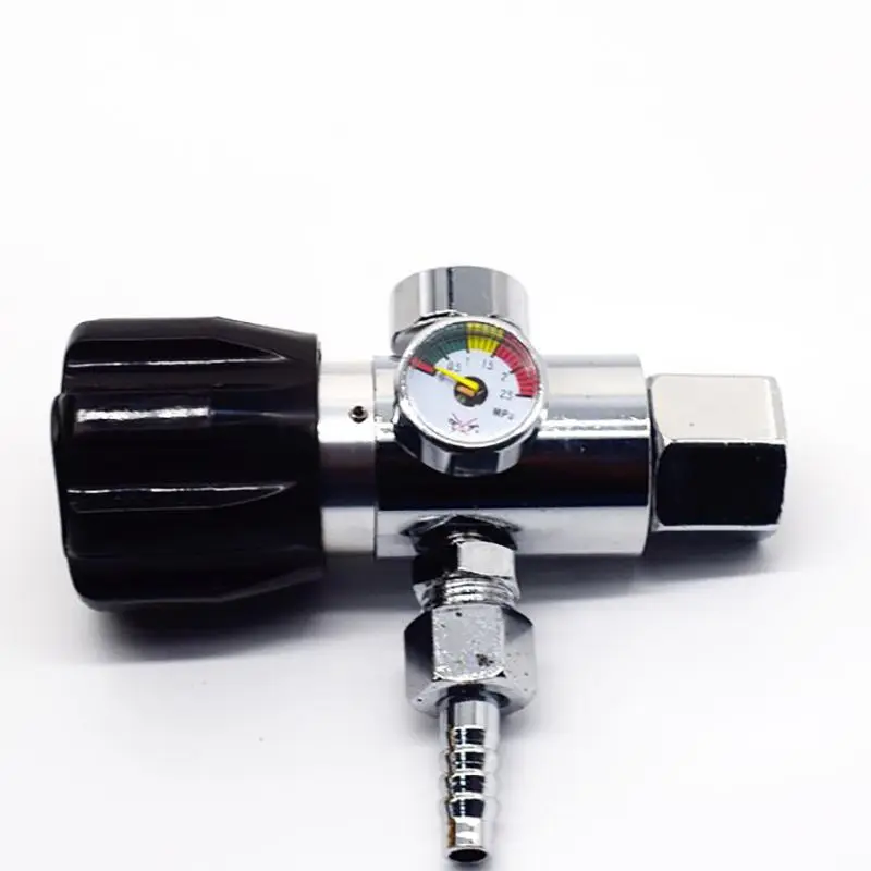 Alloy Mini Oxygen Regulator Oxygen Pressure Reducing Regulators Valve G5/8 Oxygen Pressure Reducer Anti Fall Welding Gas Meter