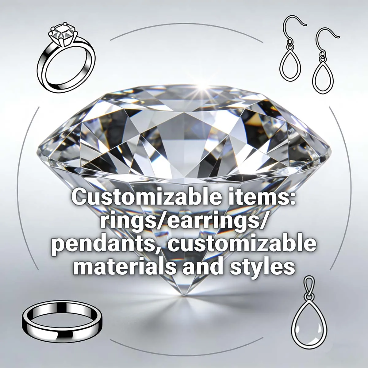 Joyería personalizada, anillo/collar/colgante/pendiente/pulsera, regalos de cumpleaños para hombres y mujeres, realice pedidos prepagados