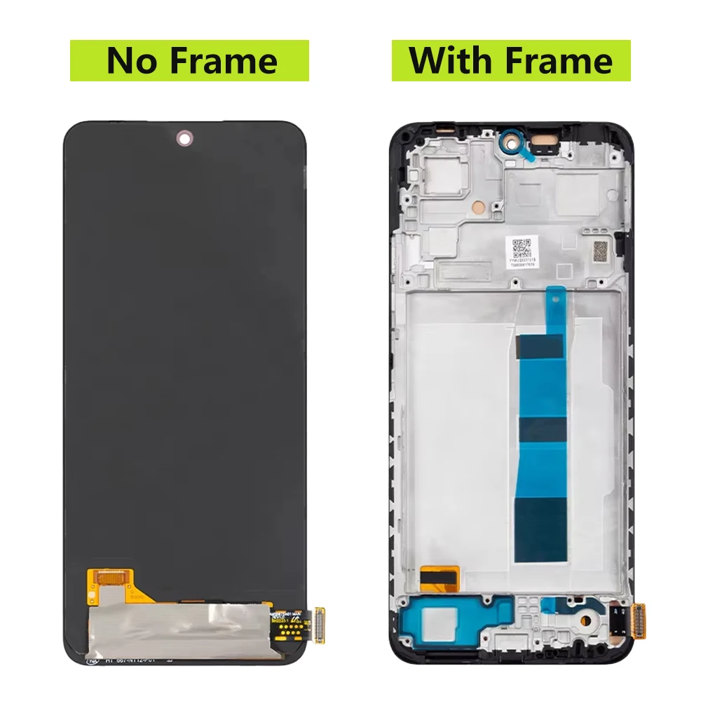 Super AMOLED for Xiaomi Redmi Note 12 4G Lcd Display Touch Screen Digitizer with Frame for Redmi Note 12 23021RAAEG 23021RAA2Y