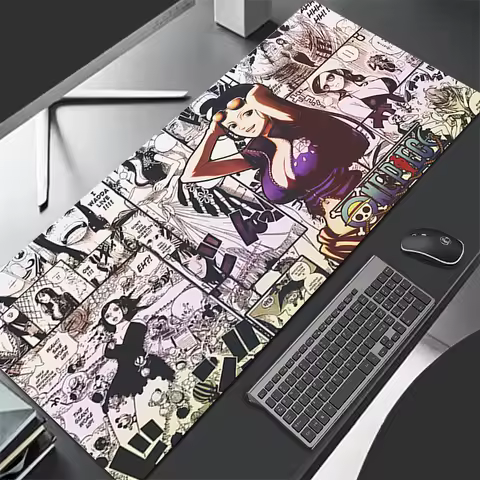 Mouse Pad one piece Nico Robin XL Lockedge Large Gaming Accessories Computer Gamer Keyboard Mouse Mat Desk Mousepad For Csgo