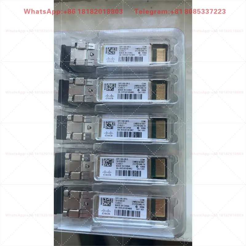 10-гигабитный оптоволоконный модуль SFP-10G-SR/LR/ER/ZR/LRM/-S/-X для передачи данных и питания