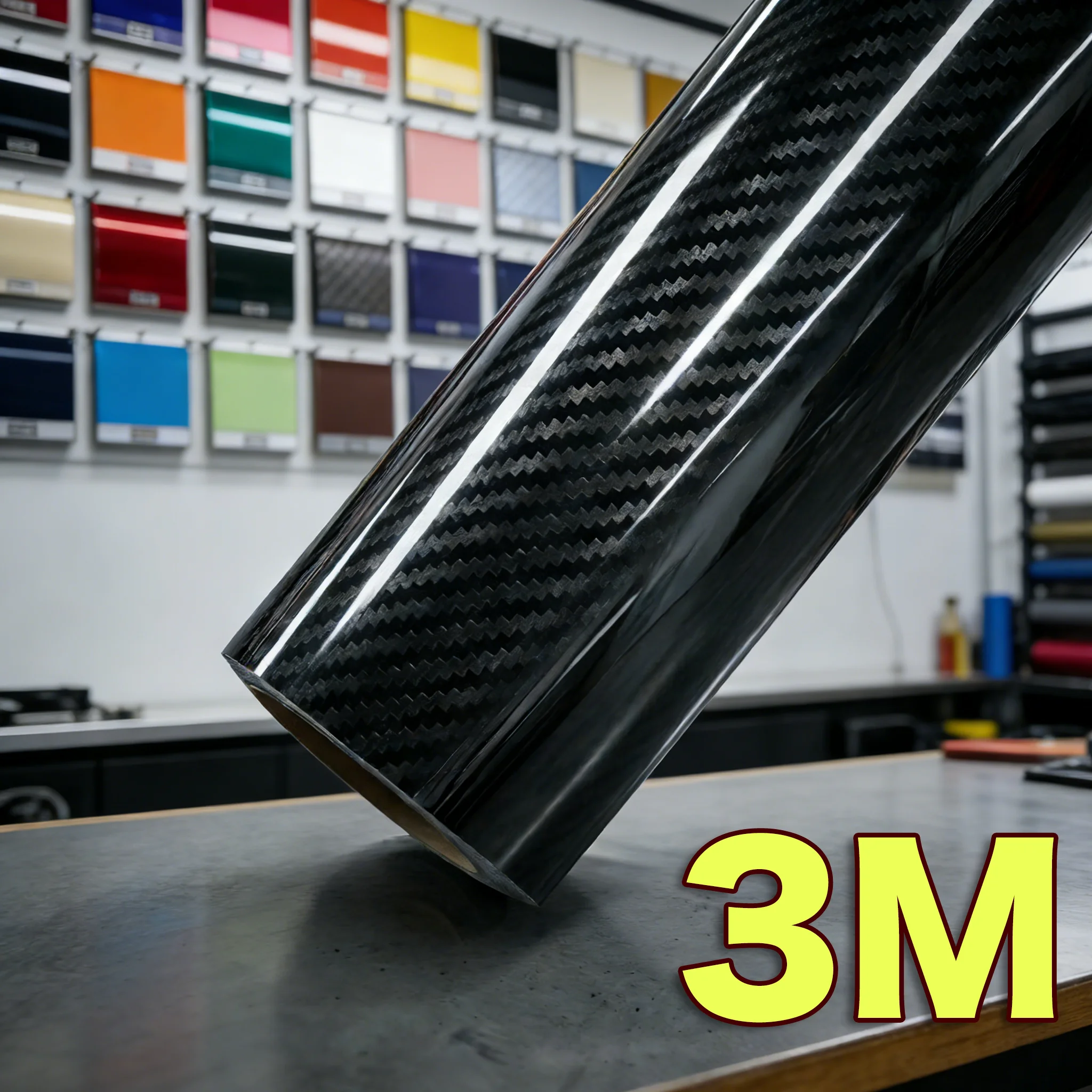 

Car Body Vinyl Carbon Fiber Wrap Matte Accessories Glossy Black Sticker 3D 4D 5D 6D Auto Foil Cover Motorcycle Decoration Film
