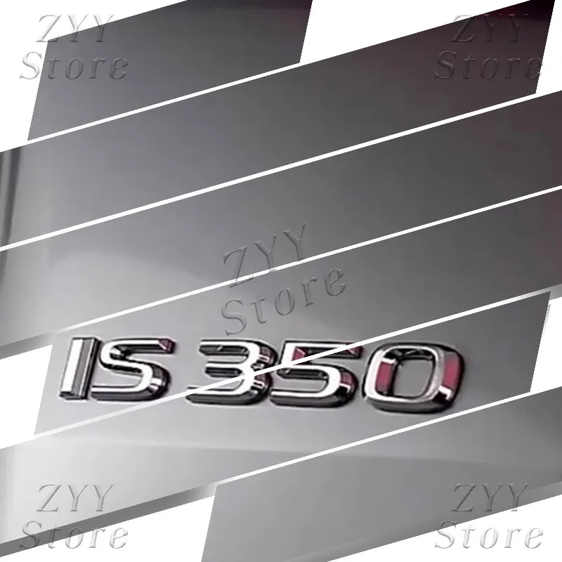 ثلاثية الأبعاد شعار سيارة معدنية المصد الخلفي الجذع الجسم شارة ملصق لكزس IS200 IS250 IS300 IS350 AWD شعار ملصق مائي اكسسوارات الديكور
