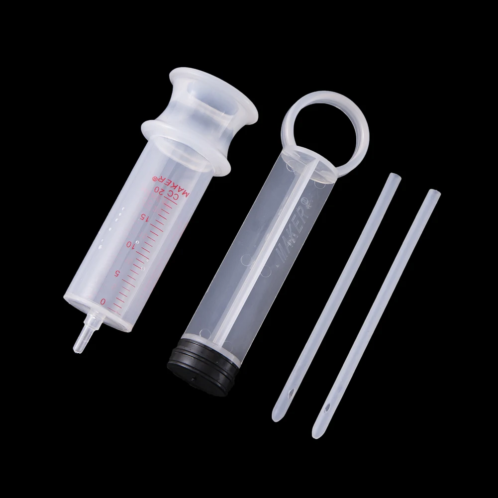 Pet Bird Feeding 20ml Syringe Young Bird Feeding Syringe Cat And Dog Feeding Device Parrot Feeding Syringe With Feeding Tube