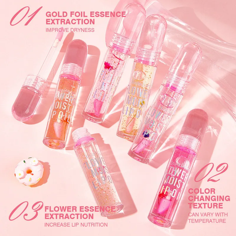 크리스틴 리안 하이테크 롱래스팅 모이스처 락 페탈 모이스춰라이징 글로스 컬러 체인징 립 오일