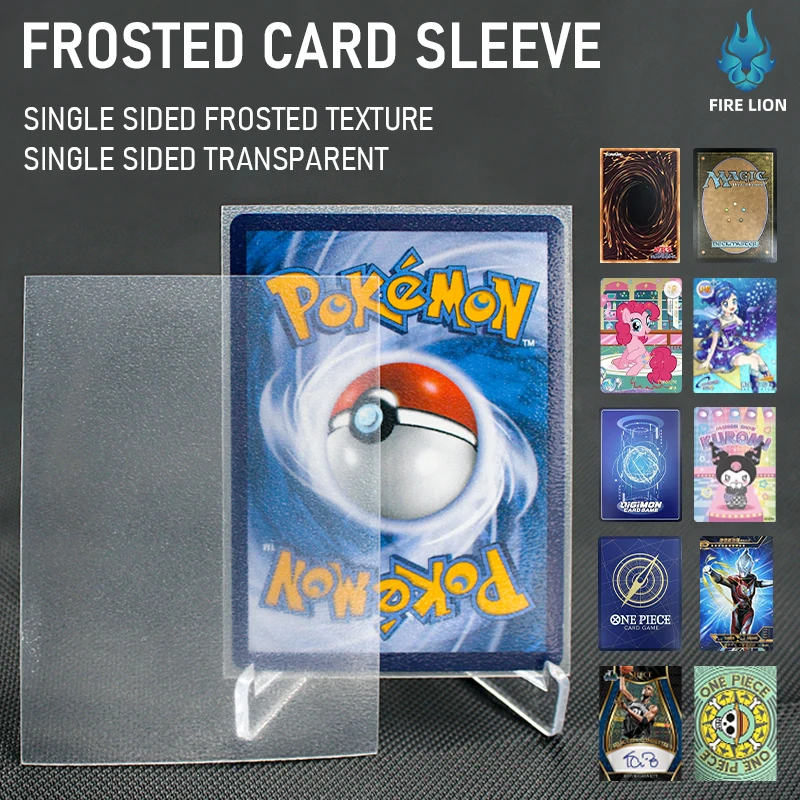 

100pcs Premium Clear Matte anime double Card Sleeves Trading Holder TCG Cards Protector for MTG Card Sleeves in multiple size