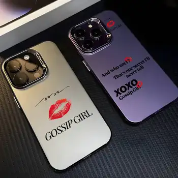 Pouzdro na telefon TV G-Gossip Girls pro iPhone 16 15 14 13 12 11 Plus Pro Max vícebarevné Aurora laserové nárazuvzdorné pouzdro 8 nejlepší prodej Případ Drbny - №5