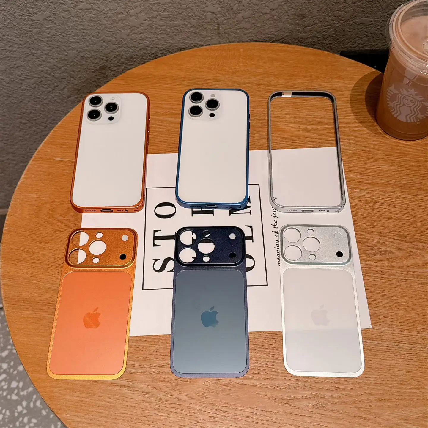 2-em-1 estrutura de metal de alumínio casos de telefone para iphone 17 16 15 pro max 14pro 13 pro 17pro melhor calor pára-choques liga de alumínio