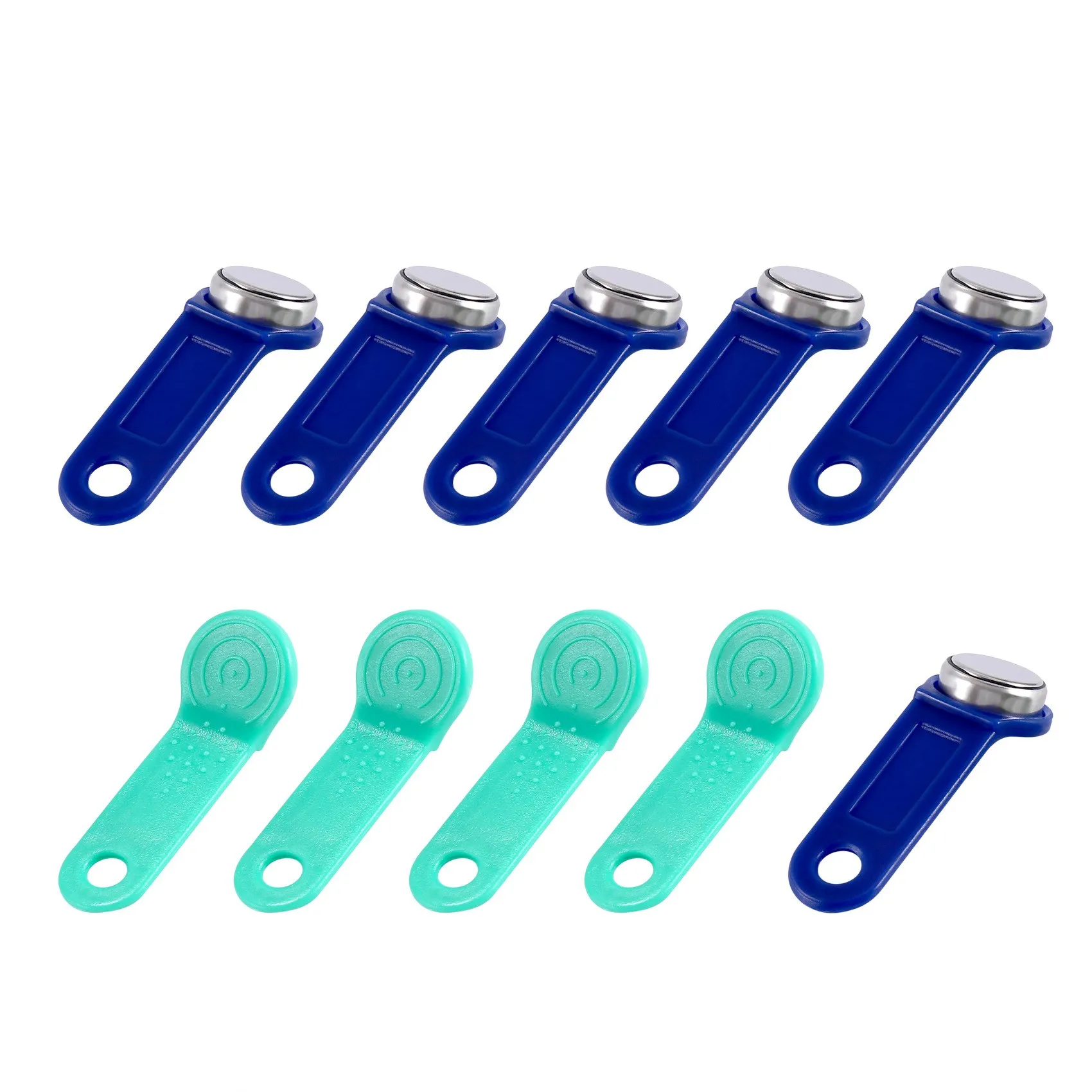 B27B 10Pcs/Lot Rewritable RFID Contact Memory Key RW1990 Ibutton For Copy Card Sauna Dallas Keys Cards