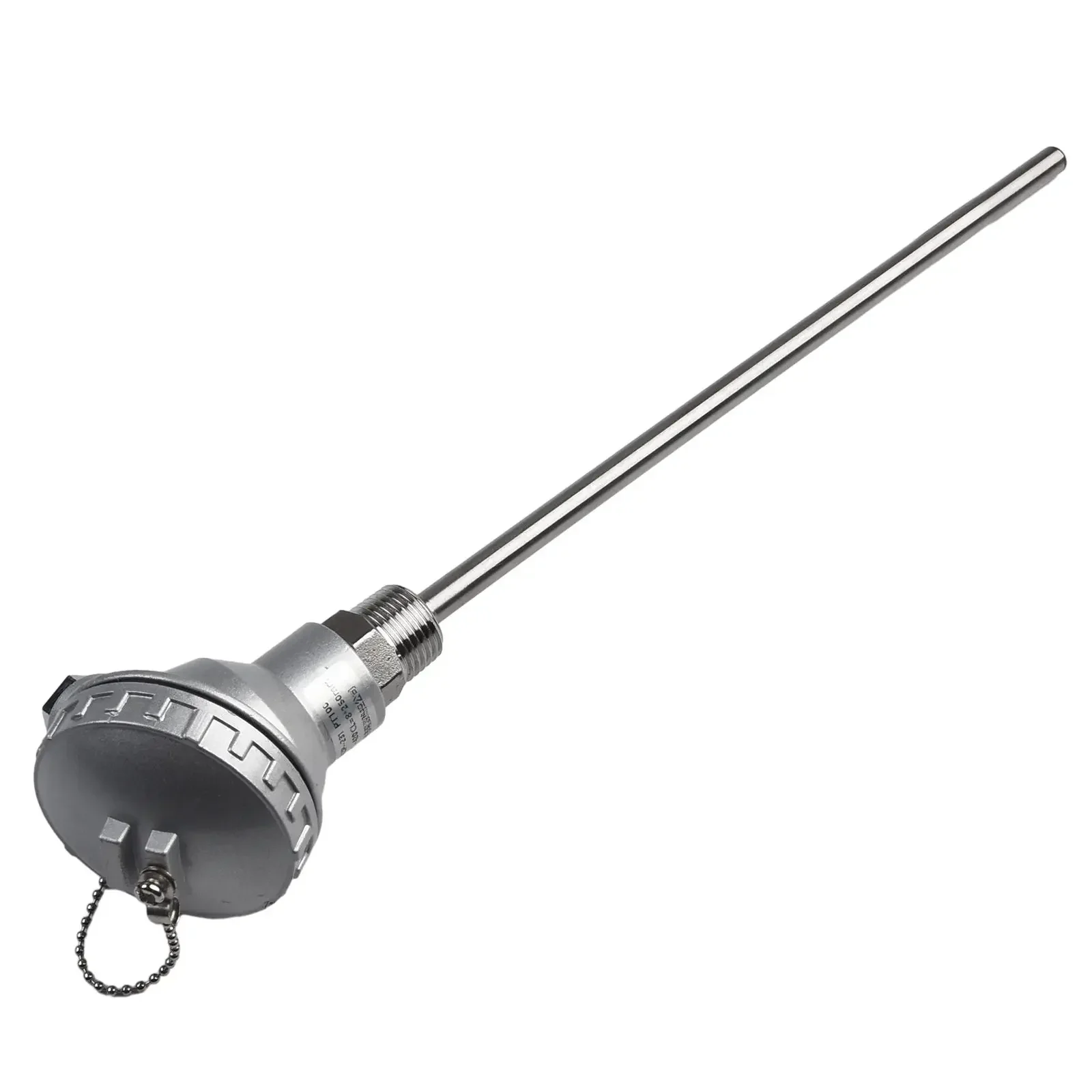 Imagem -02 - Sonda do Sensor de Temperatura do Npt Thread Termopar Terminal Head200420 ° c 50400 mm Comprimento do Tubo Pt100 Aço Inoxidável