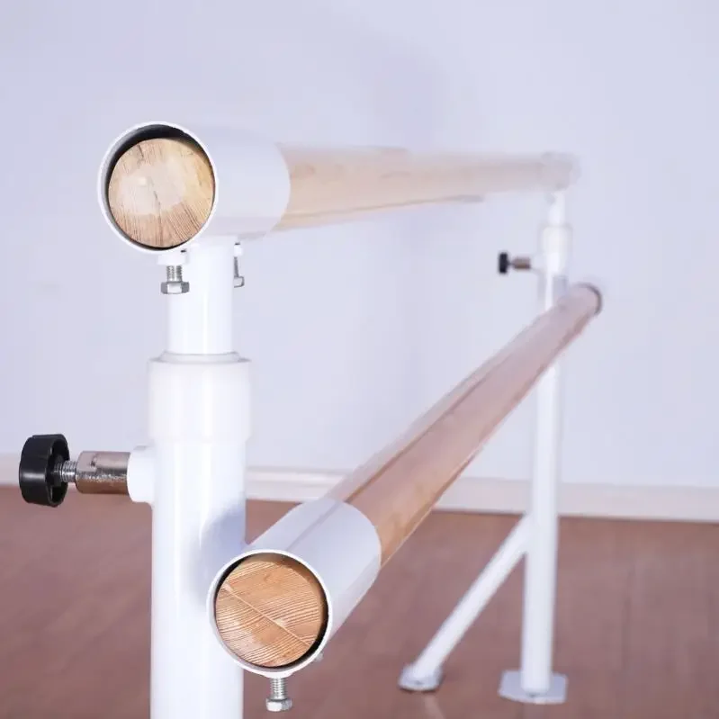 2026 Fixed Training Dance Floor Mounted Gymnastics Bar Double Ballet Barre
