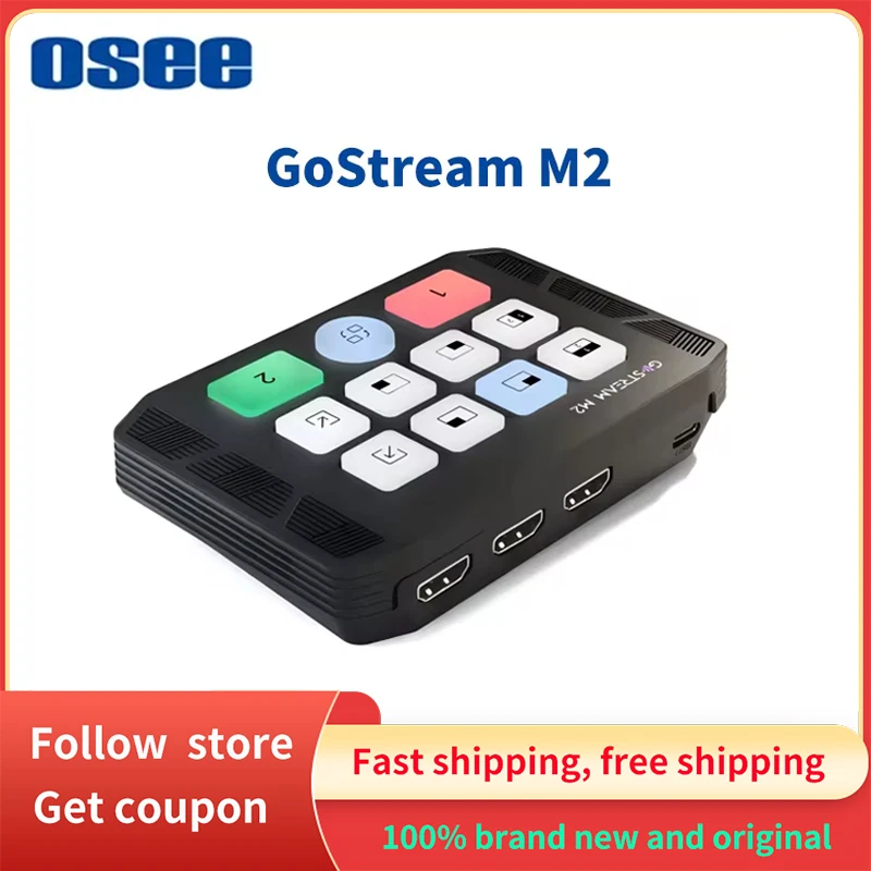 Osee Gostream M2 4k Usb 3.0 Capture Card Switcher,2 Channel,dual Bit 4k Dual Screen,3.5mm Audio Input
