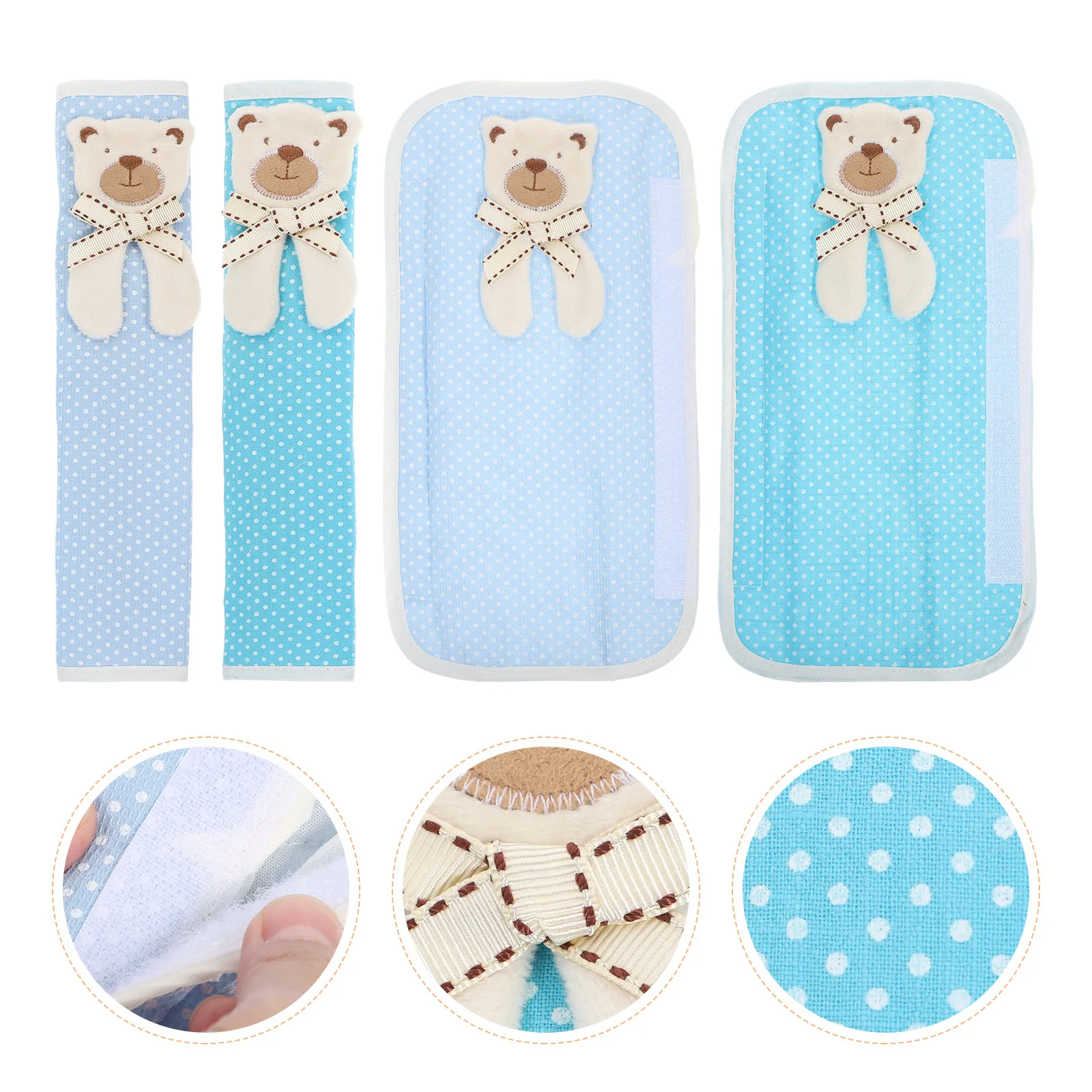 

Комплект из 4 защитных декоративных чехлов для ручек холодильника, пылезащитные накладки для кухонной техники, духовки, посудомоечной машины