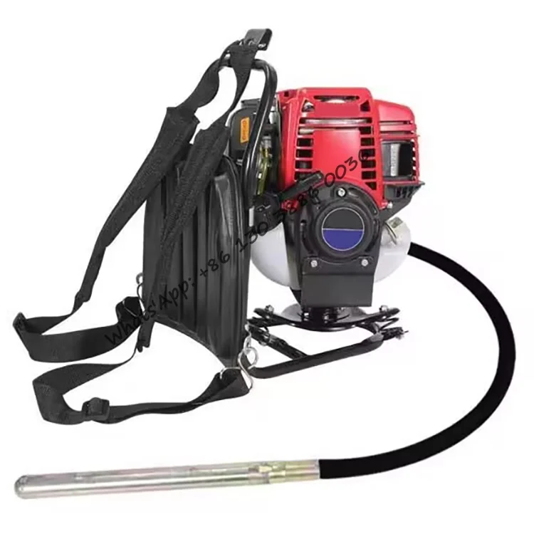 

4 Stroke Portable Handheld Cordless Vibrating Concrete Machine Small Backpack Gasoline Cement Slurry Road Vibrator