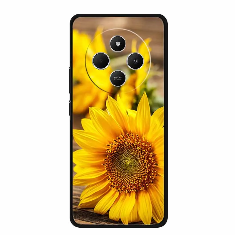 For Xiaomi Poco C75 Case POCOC75 Black Silicone Soft Back Cover Case For Poco C75 Phone Case C 75 6.88\