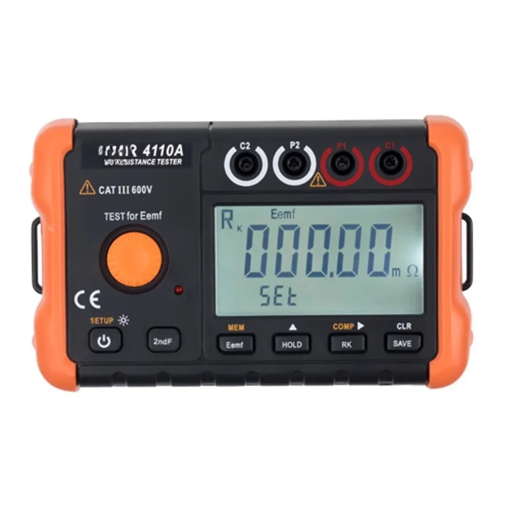 DC Low Resistance Meter VC4110A/B High-precision Resistance Measuring Instrument Micro Ohmmeter And High Ohmmeter
