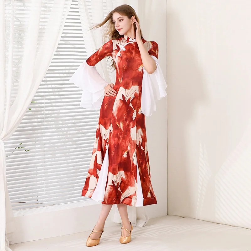 ODBD1377 offre spéciale vêtements de Performance de haute qualité femmes robe de compétition de salle de bal