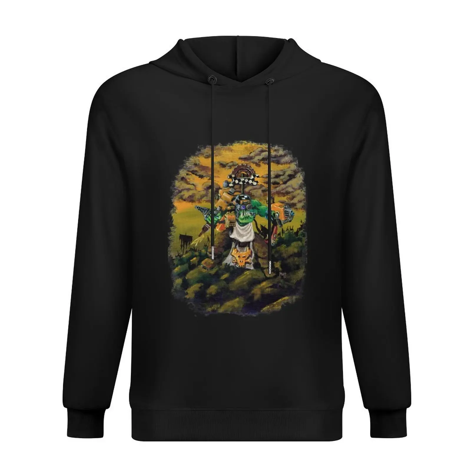 

Ork Mechboy Fine Art Painting Hoodie anime clothing men's clothing korean style clothes mens clothes mens hoodie