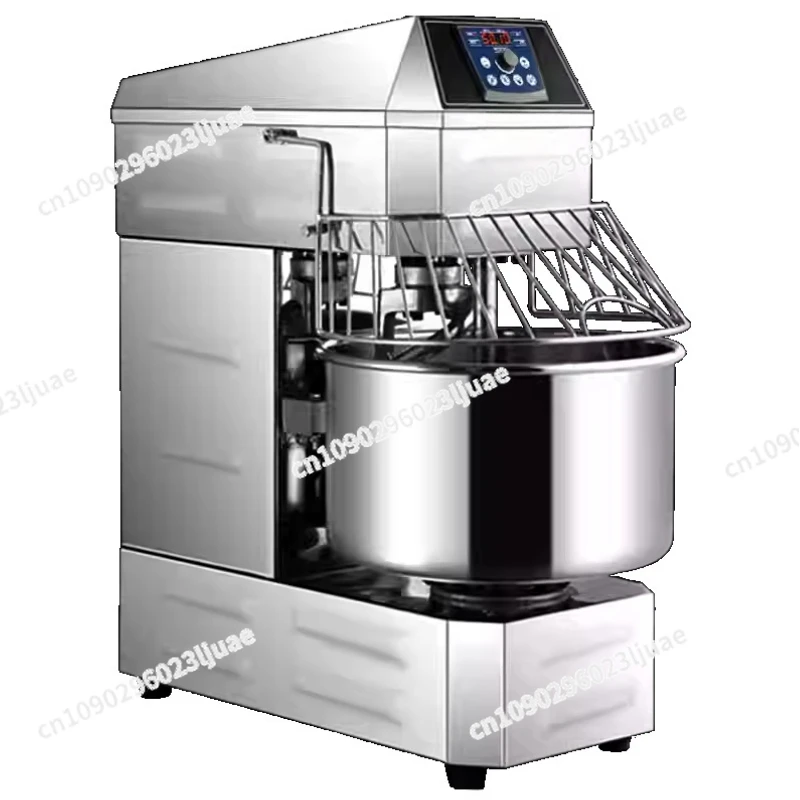 

Профессиональный коммерческий миксер для замешивания муки 10/15 кг с чашей для смешивания, электрический спиральный миксер для теста