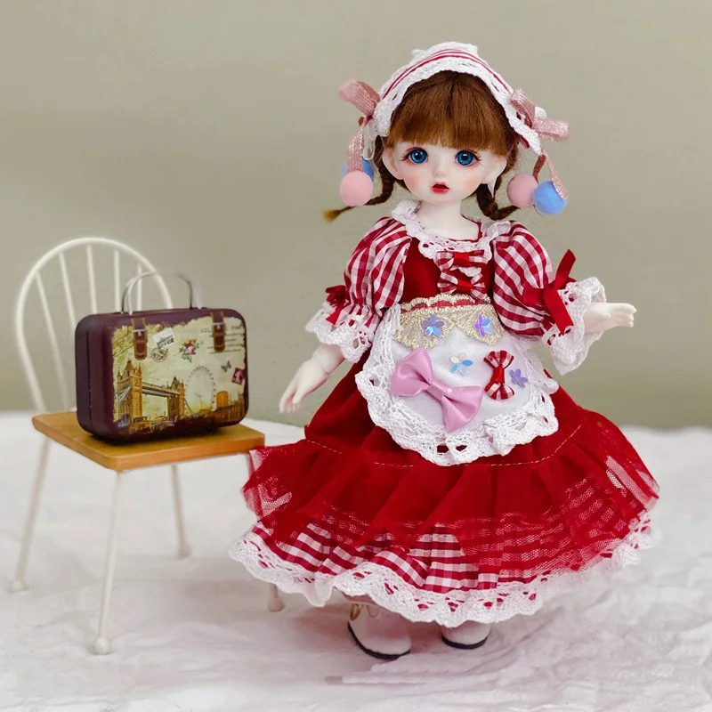 

Fashion 1/6 Bjd Doll 30cm Princess Dress Up Clothes Accessories Playhouse Doll Kid Children Girls Birthday Gift