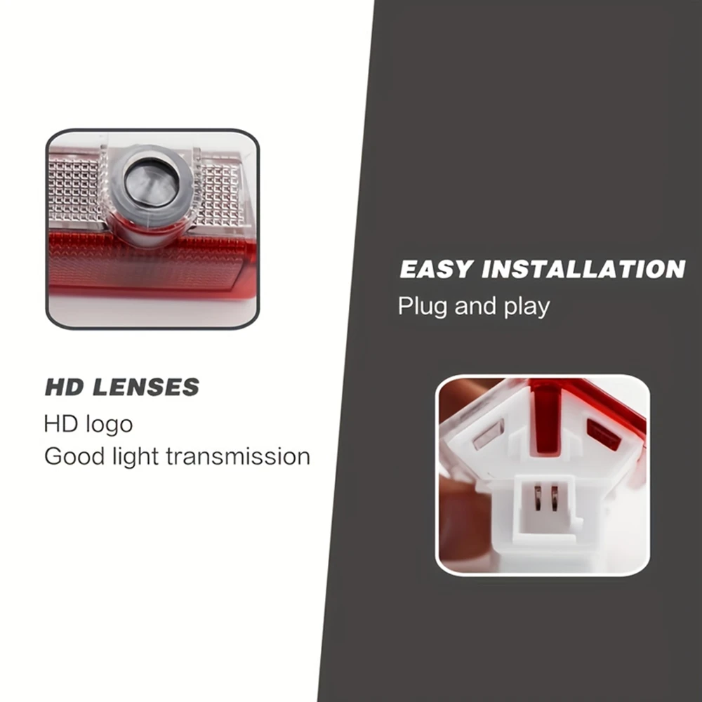 For AMG Door Shadow Lights AMG Logo Projectors Light 2pcs Door Light For Mercedes GLA GLS W205 W166 W176 W212 W213 A B C M ML
