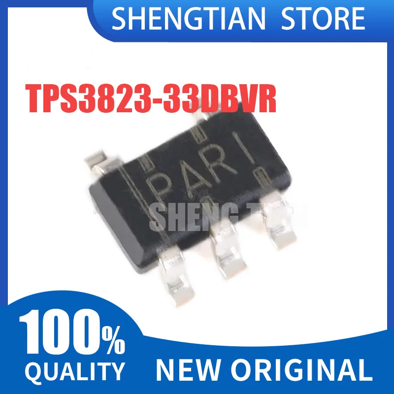 10PCS TPS3823-33DBVR  SOT23-5 PDEI 100% New original Chipset IC Electronic Component SMD