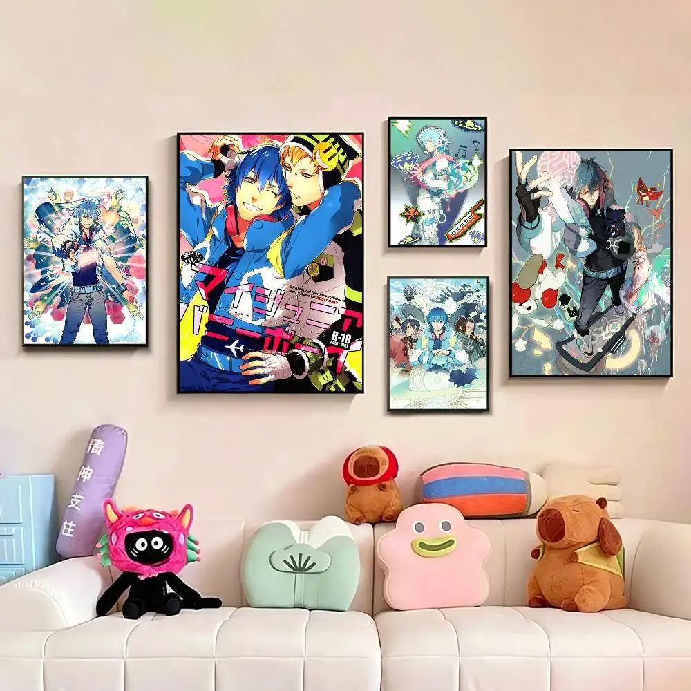 D-DRAMAtical Murder Clear Aoba  Poster Perfect Space Sticker Self Adhesive for Office Home Theater Wall Art Decor Fancy Gift