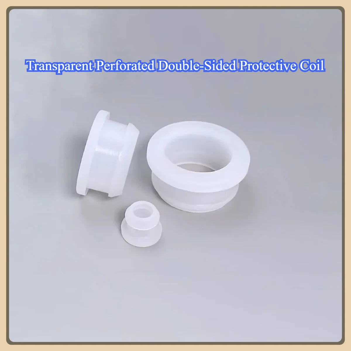 

Transparent Perforated Double-Sided Protective Coil / Silicone High-Temperature Resistant Coil 4.5-16mm