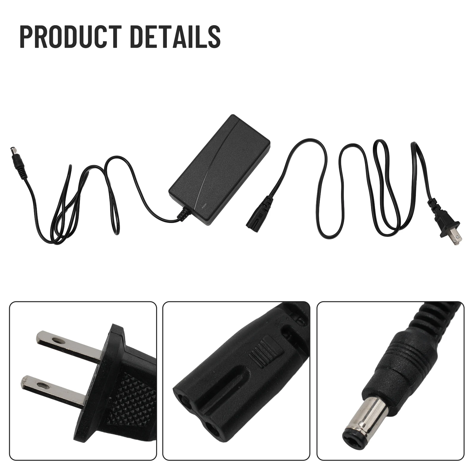 Part Adapter Scooter Battery 2A Power Adapter Practical 42V AC100-240V Accessories Charger For 36V Electric Bike